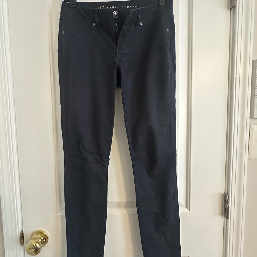 LC Lauren Conrad Women's Skinny Jeans - Dark Blue